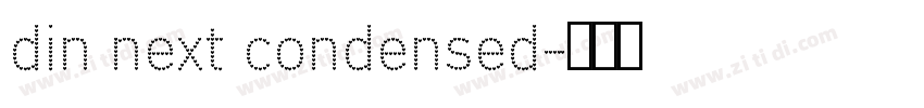din next condensed字体转换 din next condensed字体转换
